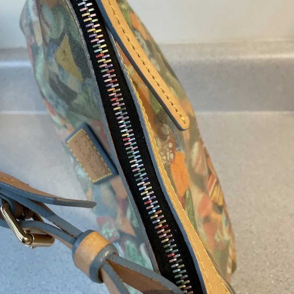 BTG Y2K Dooney & Bourke Satchel Handbag Multicolor Candies Coated Canvas - Picture 8 of 16